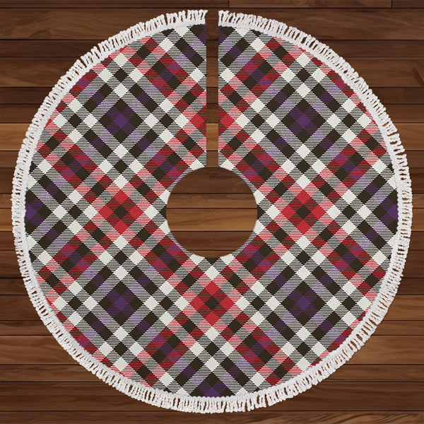 Bell Border (Bell Southern Bell) Weathered Clan Badge Tartan Christmas Tree Skirt