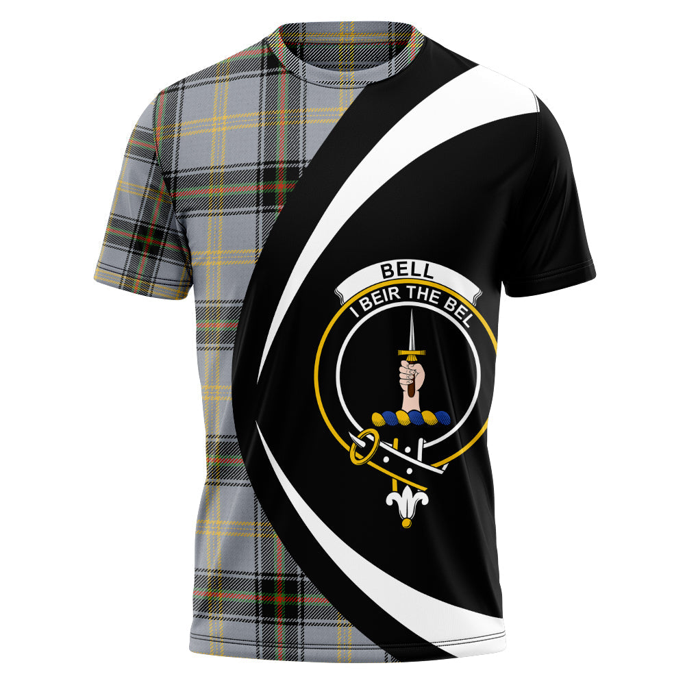 Bell of the Borders Ancient Clan Badge Tartan T-Shirt Circle Style Personalized