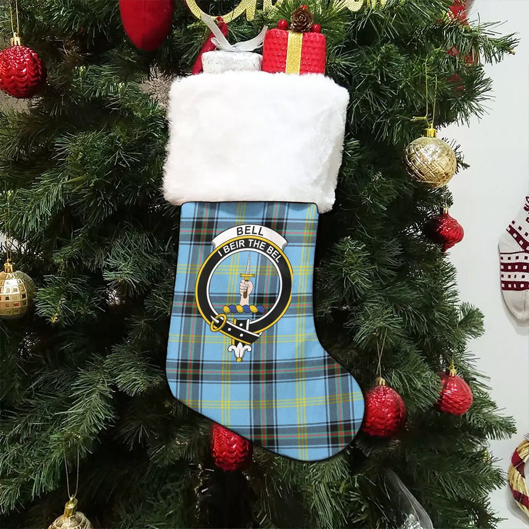 Bell of the Borders Modern Clan Badge Tartan Christmas Stocking