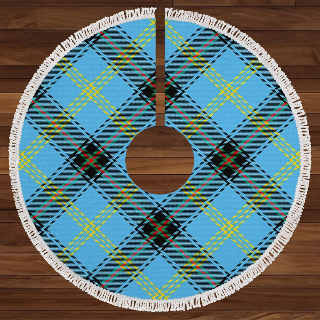 Bell of the Borders Modern Clan Badge Tartan Christmas Tree Skirt