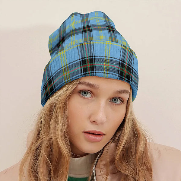 Bell of the Borders Modern Clan Badge Tartan Knitted Beanie