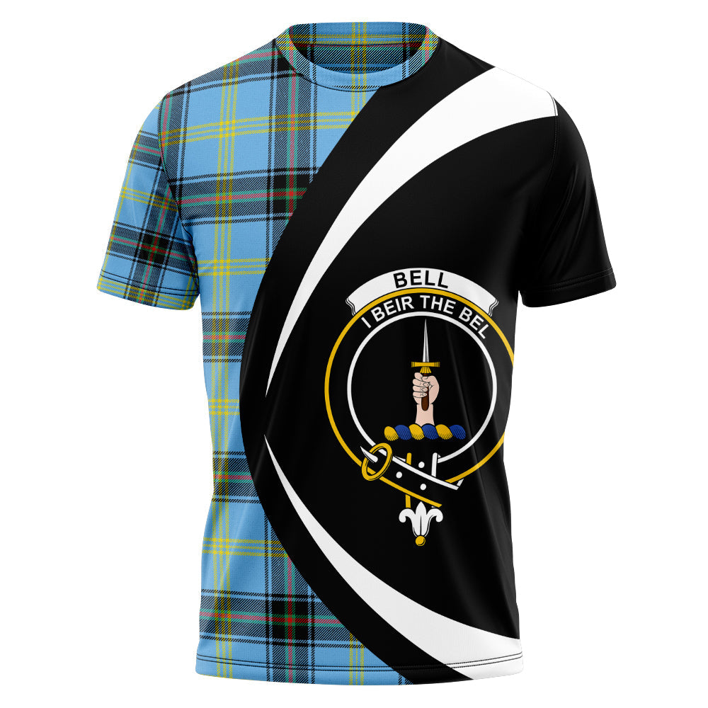 Bell of the Borders Modern Clan Badge Tartan T-Shirt Circle Style Personalized