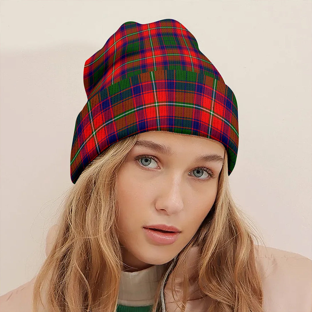 Belshes Clan Badge Tartan Knitted Beanie