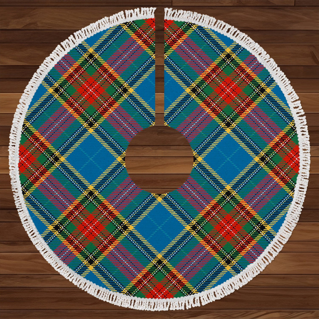 Bethune Ancient Clan Badge Tartan Christmas Tree Skirt