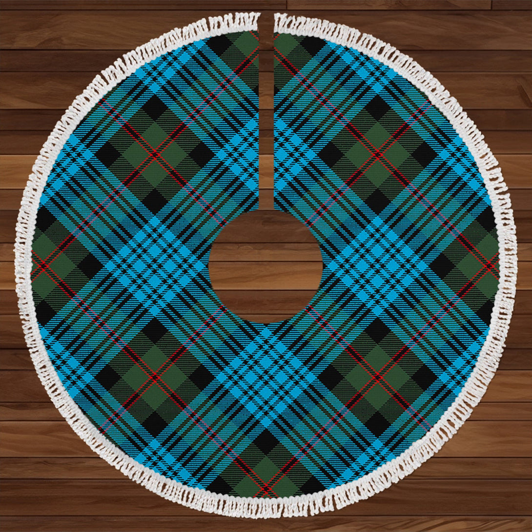 Bijral Modern Tartan Christmas Tree Skirt