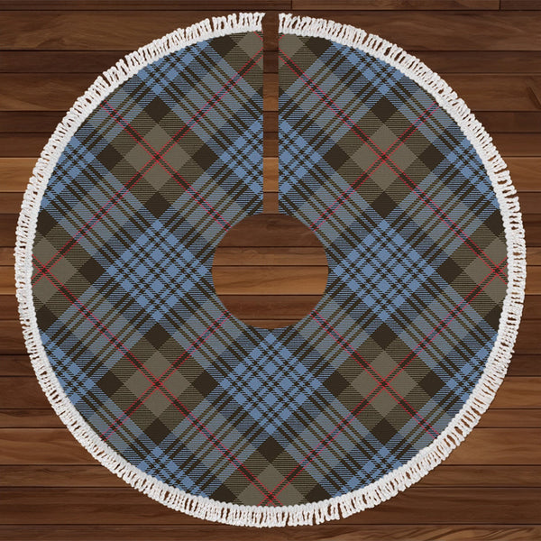 Bijral Weathered Tartan Christmas Tree Skirt