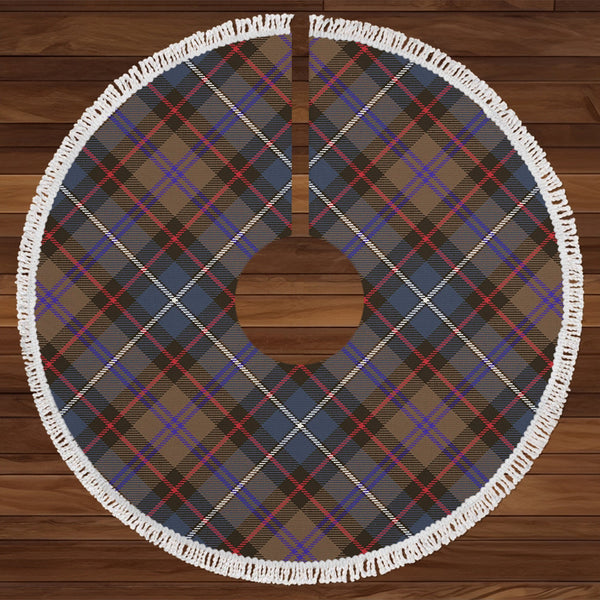 Birch Weathered Tartan Christmas Tree Skirt