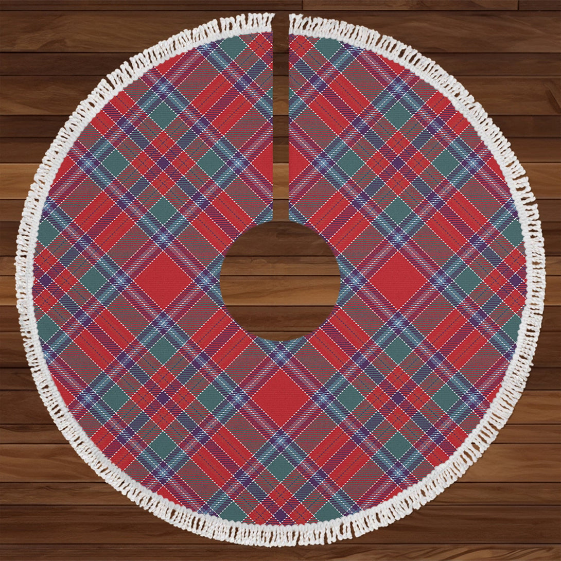 Birral Weathered Tartan Christmas Tree Skirt