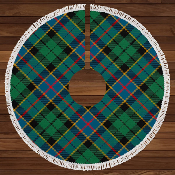 Birse Modern Tartan Christmas Tree Skirt