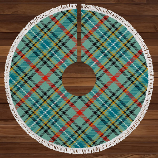 Bisset Ancient Clan Badge Tartan Christmas Tree Skirt