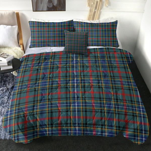 Bisset Modern Clan Badge Tartan Comforter