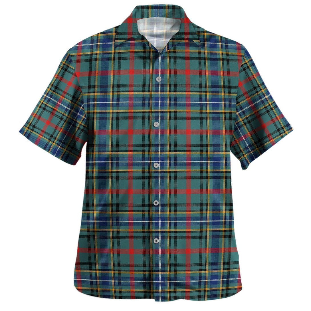 Bisset Modern Clan Badge Tartan Hawaiian Shirt