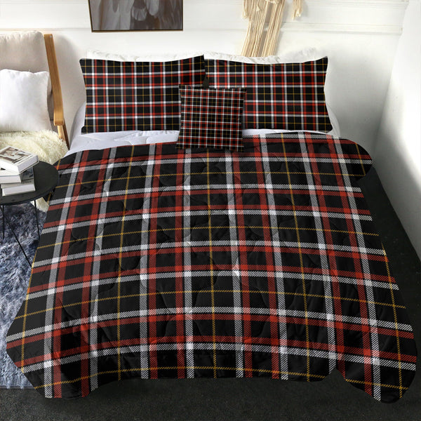 Black (DCD) Ancient Clan Badge Tartan Comforter