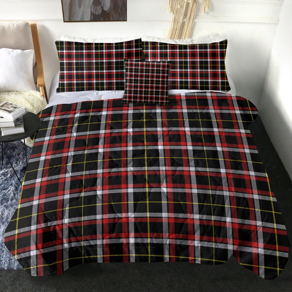 Black (DCD) Modern Clan Badge Tartan Comforter