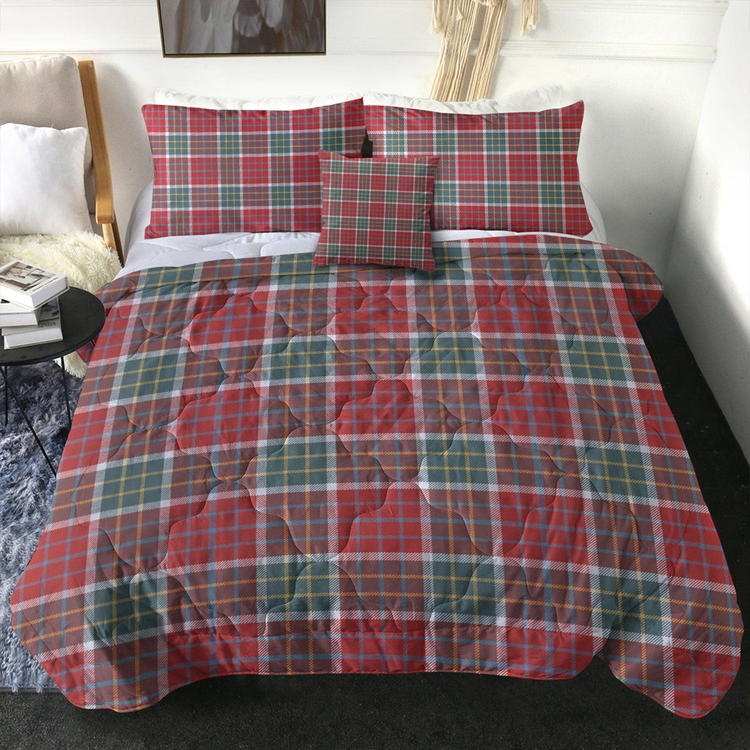 Blackie Weathered Clan Badge Tartan Comforter