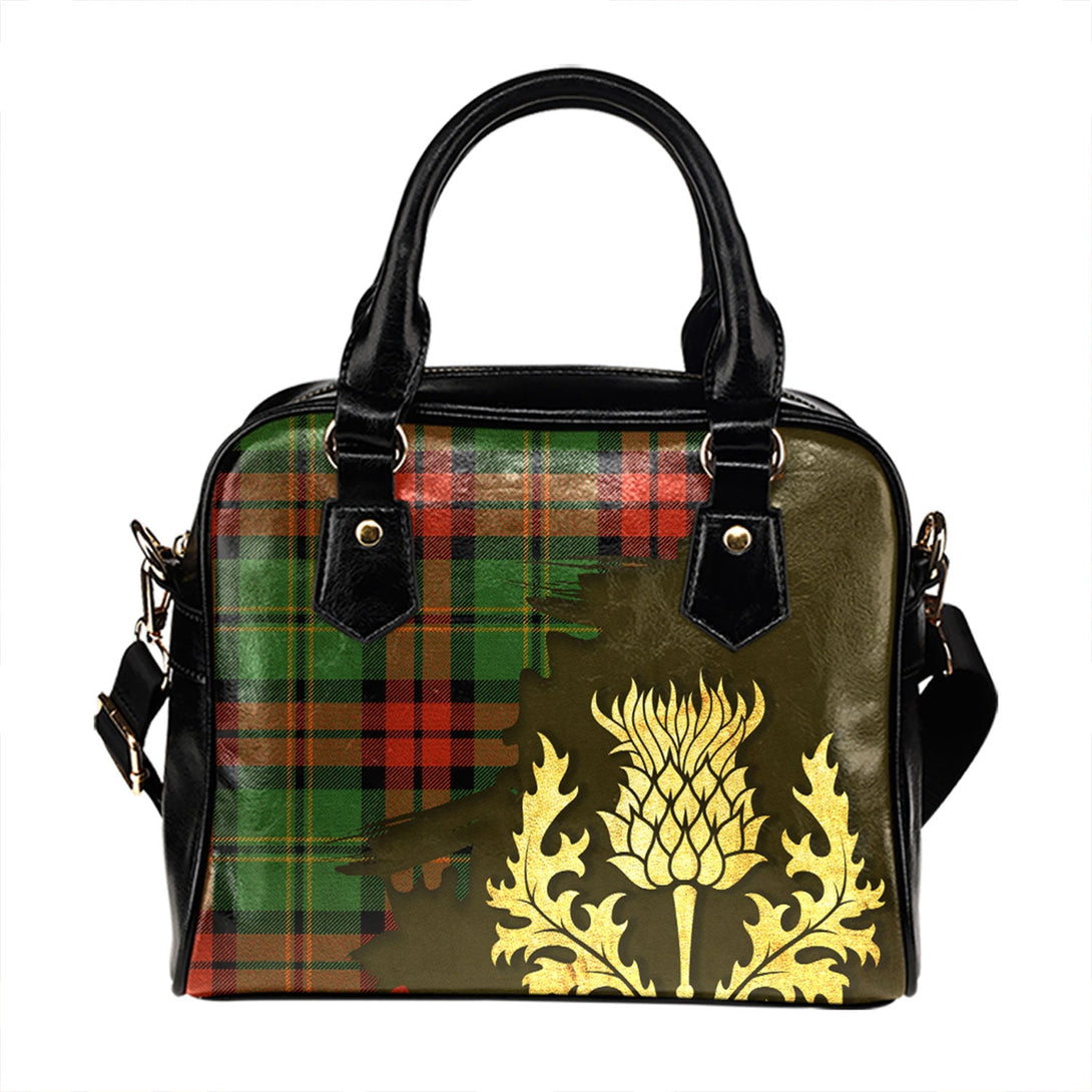 Blackstock Hunting Ancient Tartan Shoulder Handbag Thistle Oldest Style