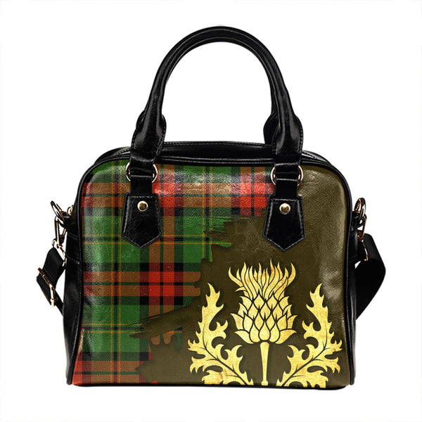 Blackstock Hunting Ancient Tartan Shoulder Handbag Thistle Oldest Style