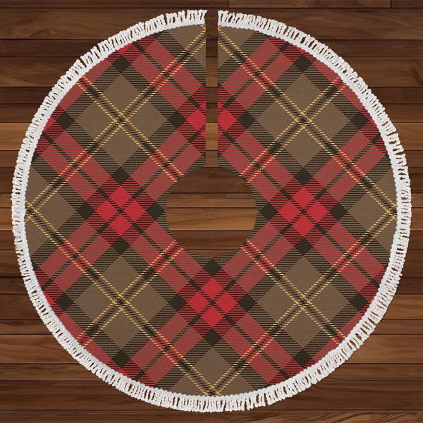 Blackstock Hunting Weathered Clan Badge Tartan Christmas Tree Skirt