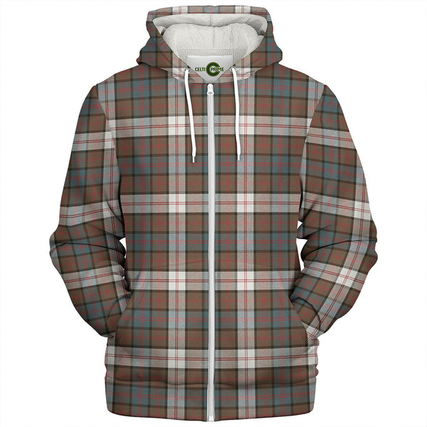 Blair Dress Weathered Tartan Sherpa Hoodie