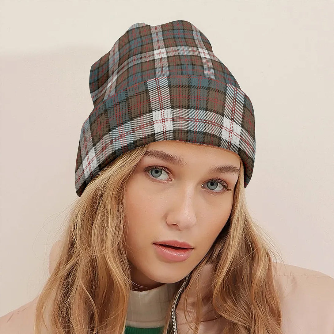 Blair Dress Weathered Tartan Knitted Beanie