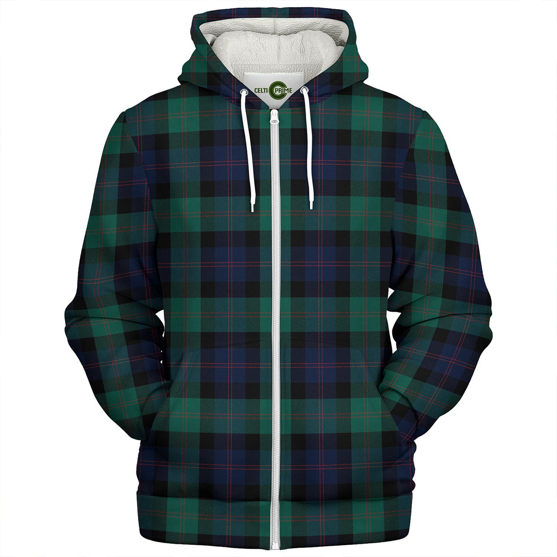 Blair Modern Clan Badge Tartan Sherpa Hoodie