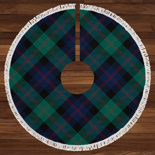 Blair Modern Clan Badge Tartan Christmas Tree Skirt