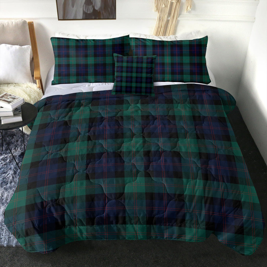 Blair Modern Clan Badge Tartan Comforter