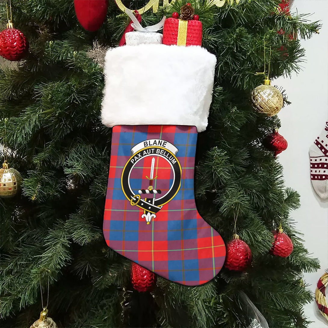 Blane Clan Badge Tartan Christmas Stocking