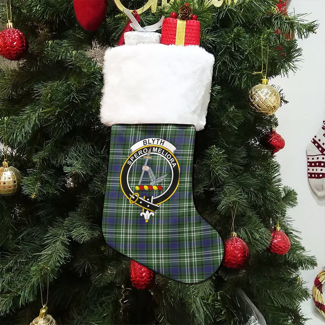 Blyth Clan Badge Tartan Christmas Stocking