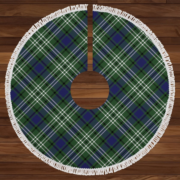 Blyth Clan Badge Tartan Christmas Tree Skirt