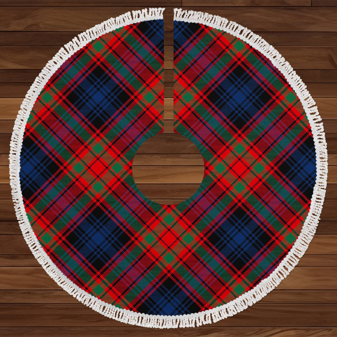 Bonnar Modern Tartan Christmas Tree Skirt