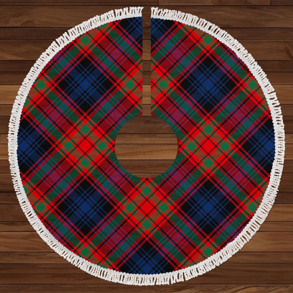 Bonnar Modern Tartan Christmas Tree Skirt