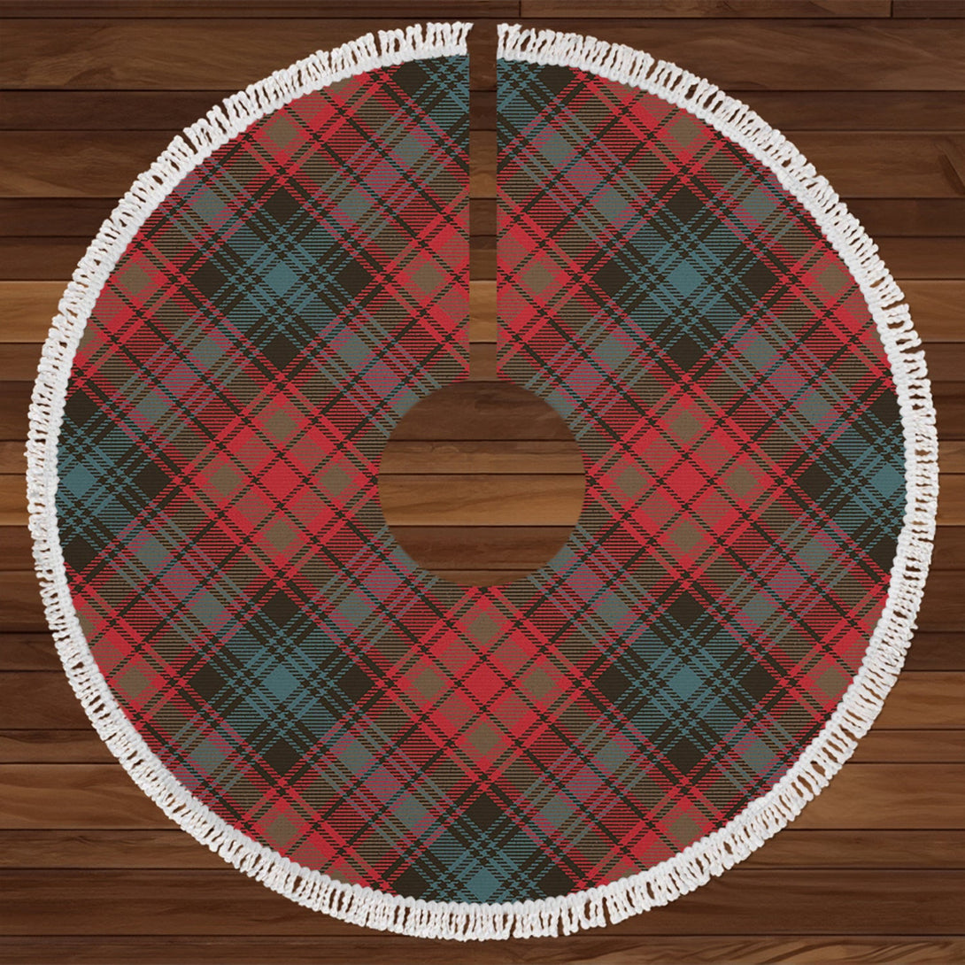 Bonnar Weathered Tartan Christmas Tree Skirt