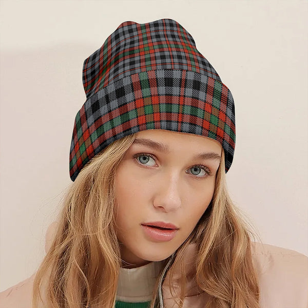 Borthwick Ancient Clan Badge Tartan Knitted Beanie