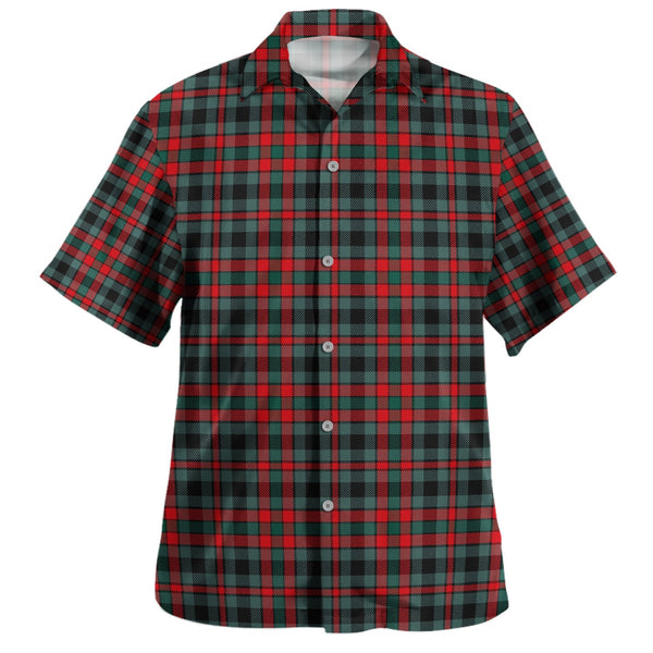 Borthwick Modern Clan Badge Tartan Hawaiian Shirt