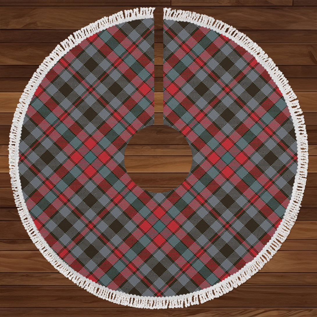 Borthwick Weathered Clan Badge Tartan Christmas Tree Skirt