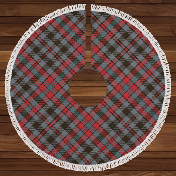 Borthwick Weathered Clan Badge Tartan Christmas Tree Skirt