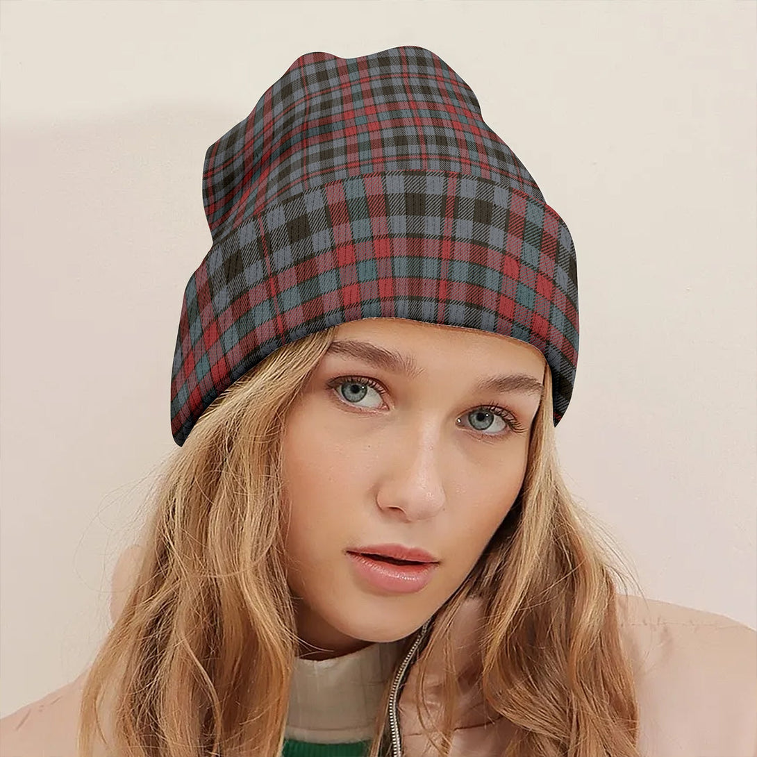 Borthwick Weathered Clan Badge Tartan Knitted Beanie