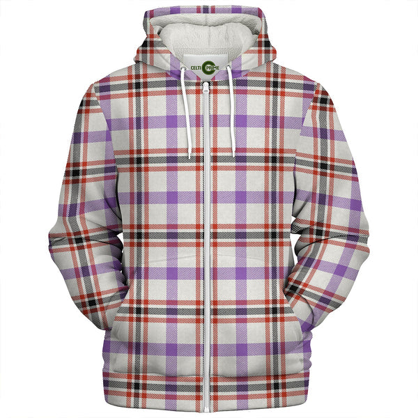 Boswell Dress Ancient Clan Badge Tartan Sherpa Hoodie