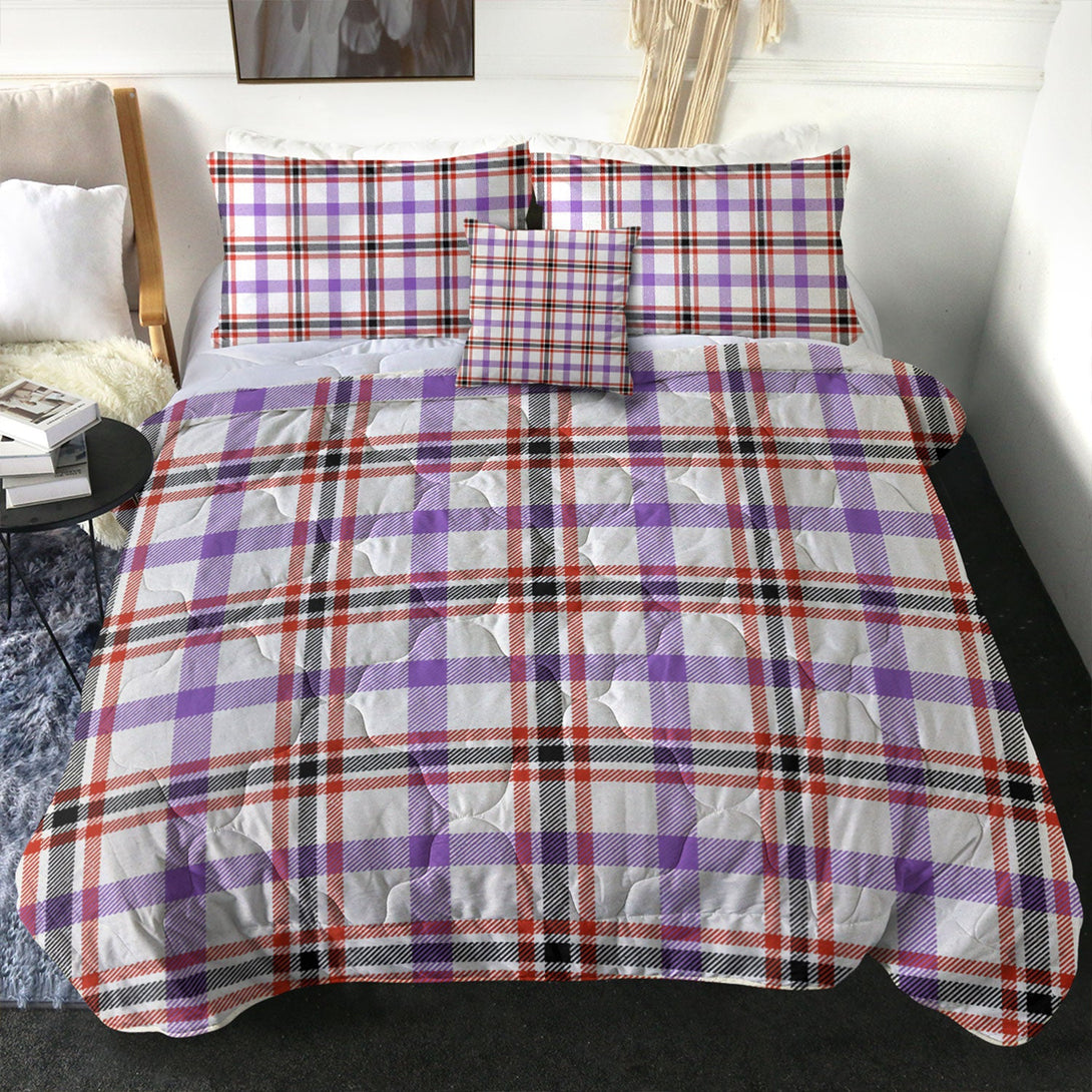 Boswell Dress Ancient Clan Badge Tartan Comforter