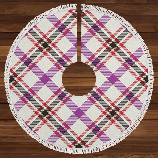 Boswell Dress Weathered Clan Badge Tartan Christmas Tree Skirt