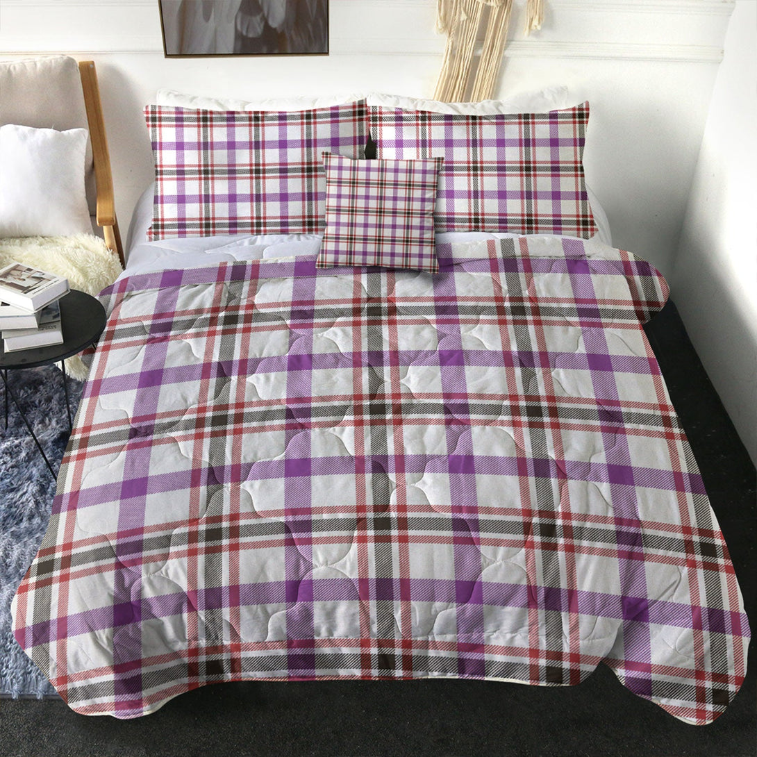 Boswell Dress Weathered Clan Badge Tartan Comforter