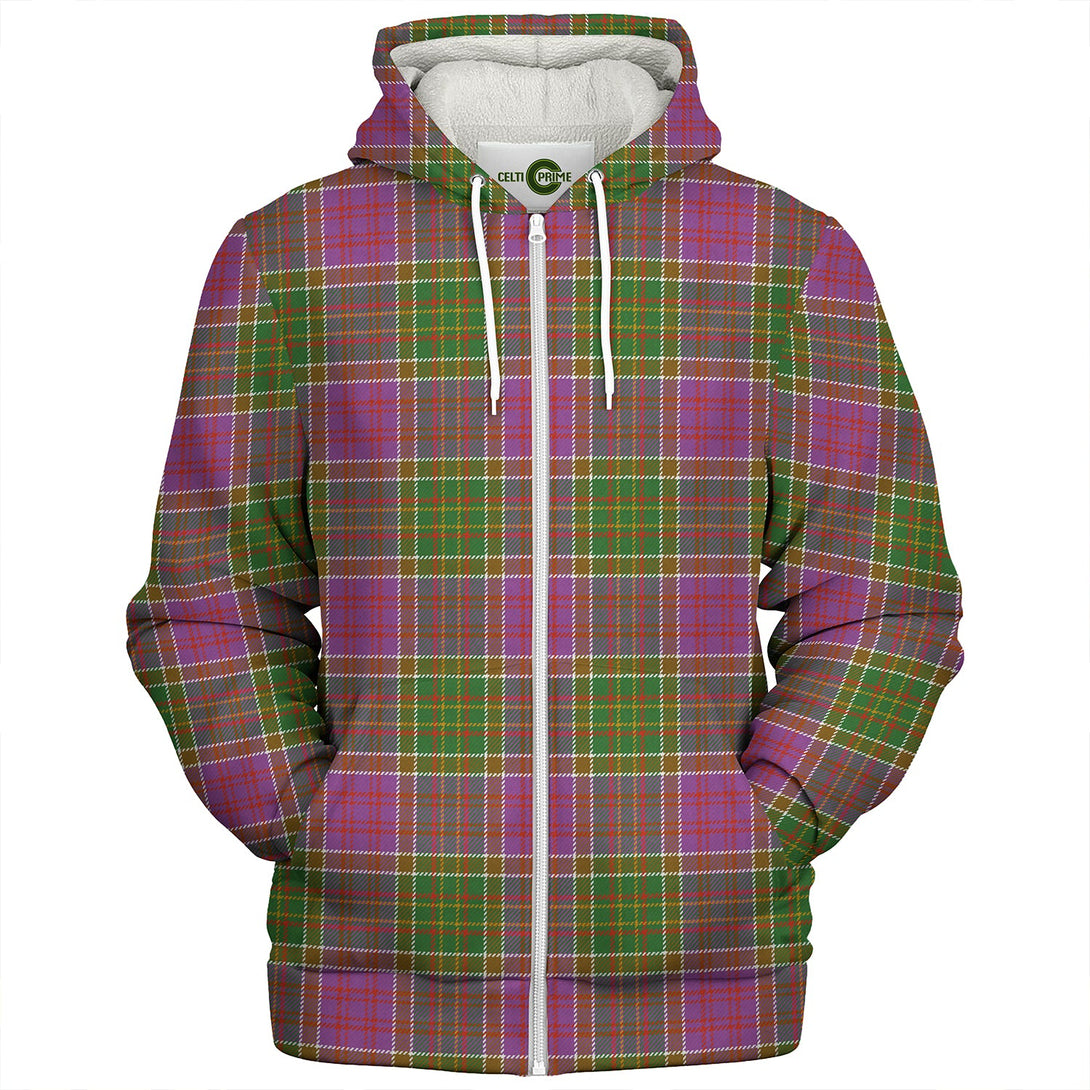 Bowie Ancient Clan Badge Tartan Sherpa Hoodie