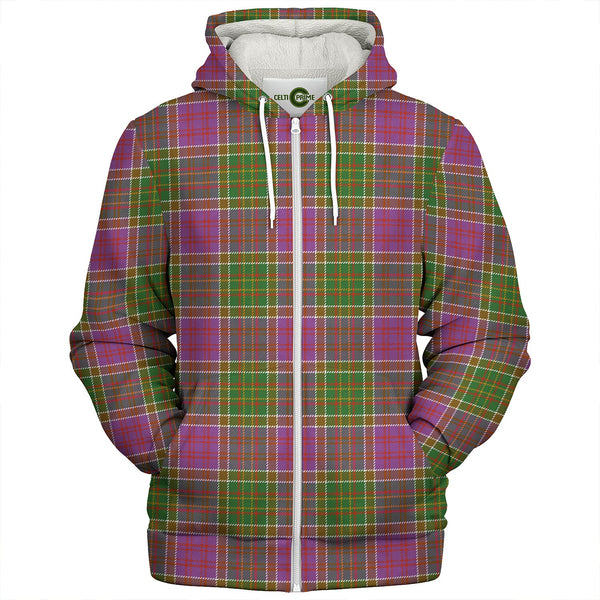 Bowie Ancient Clan Badge Tartan Sherpa Hoodie