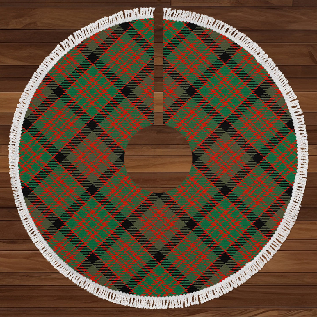 Bowie Black Ancient Tartan Christmas Tree Skirt