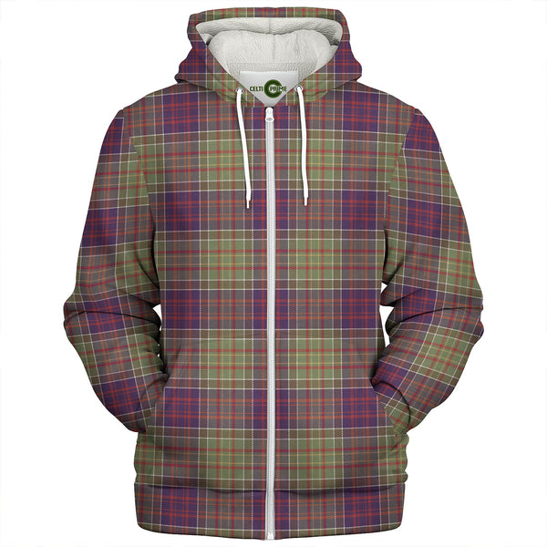 Bowie Weathered Clan Badge Tartan Sherpa Hoodie