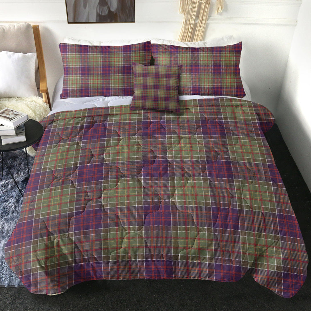 Bowie Weathered Clan Badge Tartan Comforter