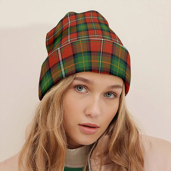 Boyd Ancient Clan Badge Tartan Knitted Beanie