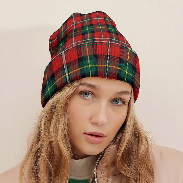 Boyd Modern Clan Badge Tartan Knitted Beanie