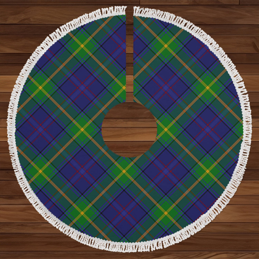 Boyle Clan Badge Tartan Christmas Tree Skirt